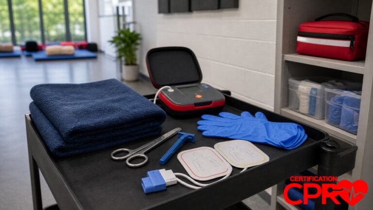 AED training supplies for special situations in Arlington CPR classes.