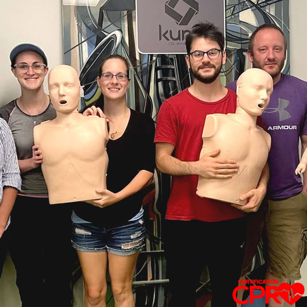 CPR certification training with mannequins in Arlington. Learn life-saving skills from certified instr.